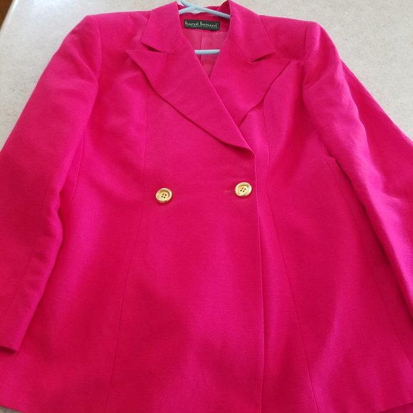 Pink Linen Suit - Picture 1 of 3